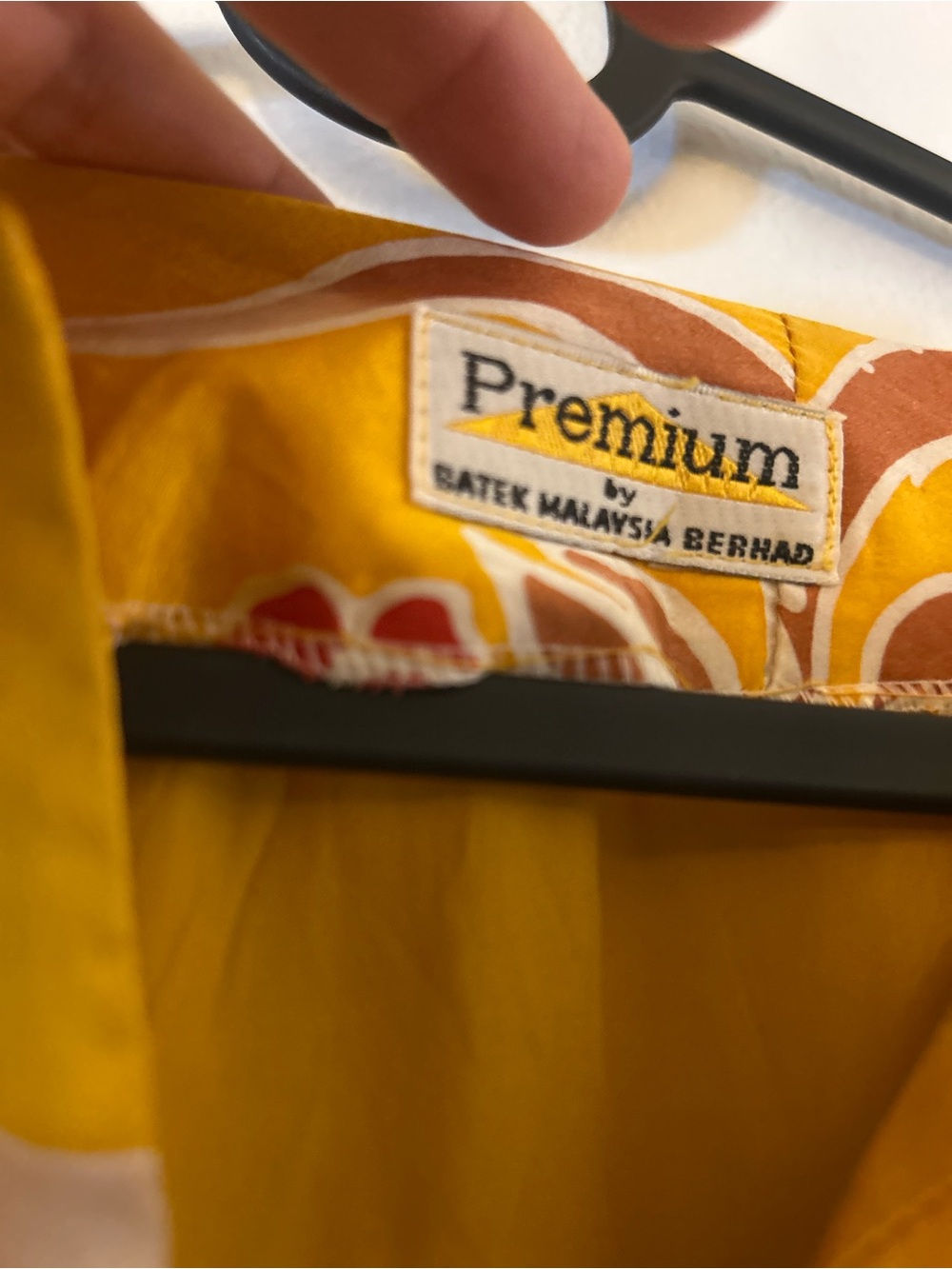 Yellow Men's Shirt by